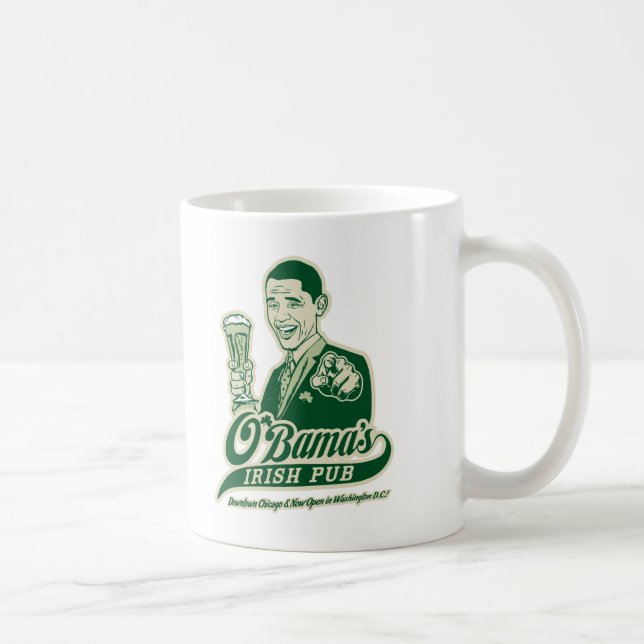 Obama's Irish Pub Coffee Mug (Right)