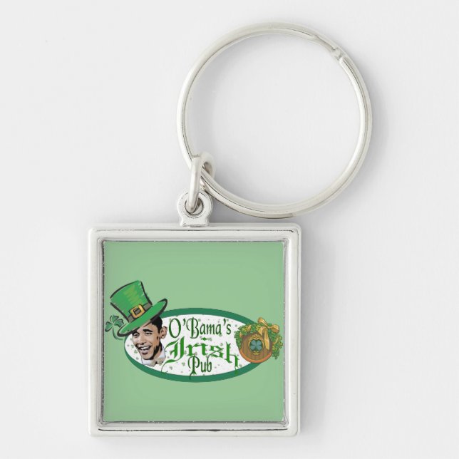 Obama's Irish Pub Keychain (Front)