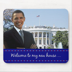 Obama's New House - Mousepad