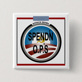 Obama's Rock-Inspired Logo 2 Inch Square Button