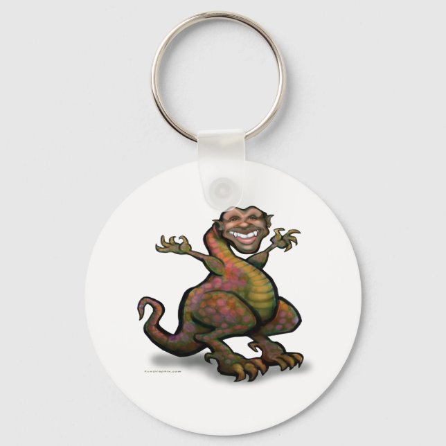 Obamasaurus Rex Keychain (Front)