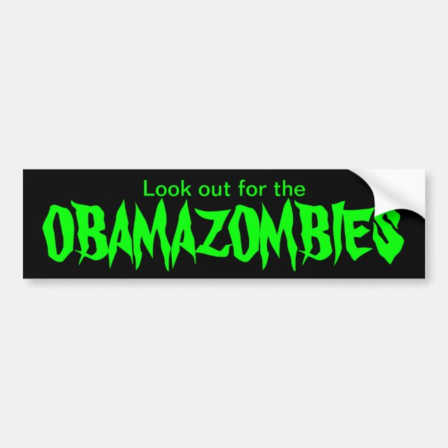OBAMAZOMBIES BUMPER STICKER (Front)
