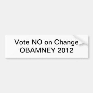 Obamney 2012 bumper sticker