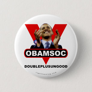 OBAMSOC 2 INCH ROUND BUTTON