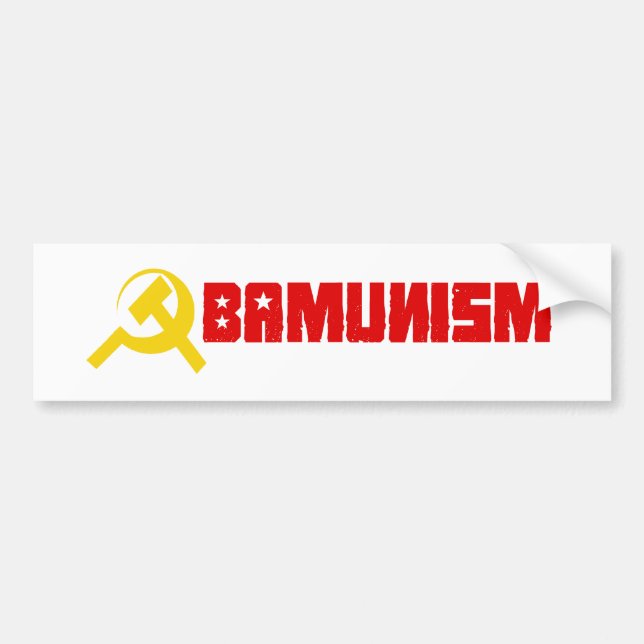 Obamunism Bumpersticker Bumper Sticker (Front)