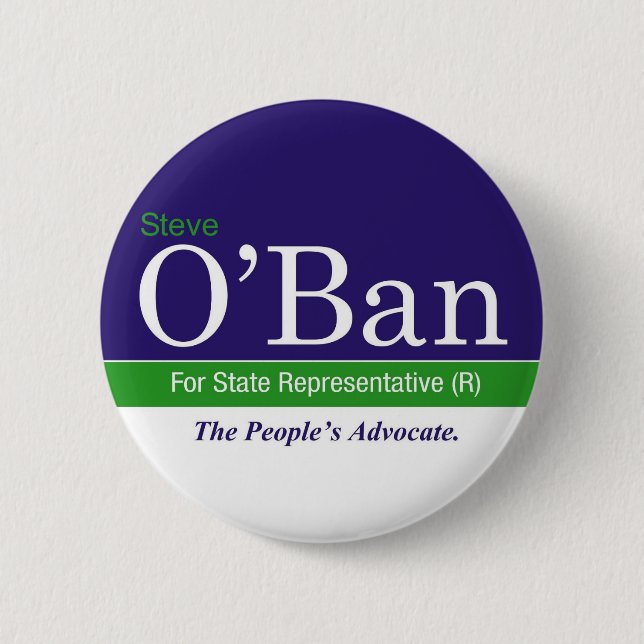 O'Ban for State Rep. Button (Front)