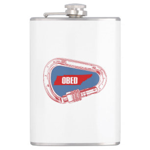 Obed Climbing Carabiner Hip Flask