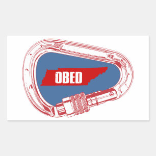 Obed Climbing Carabiner Sticker
