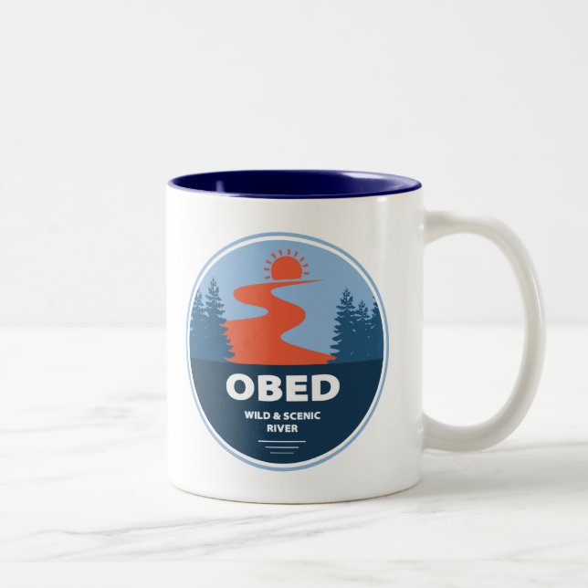Obed Wild And Scenic River Two-Tone Coffee Mug (Right)
