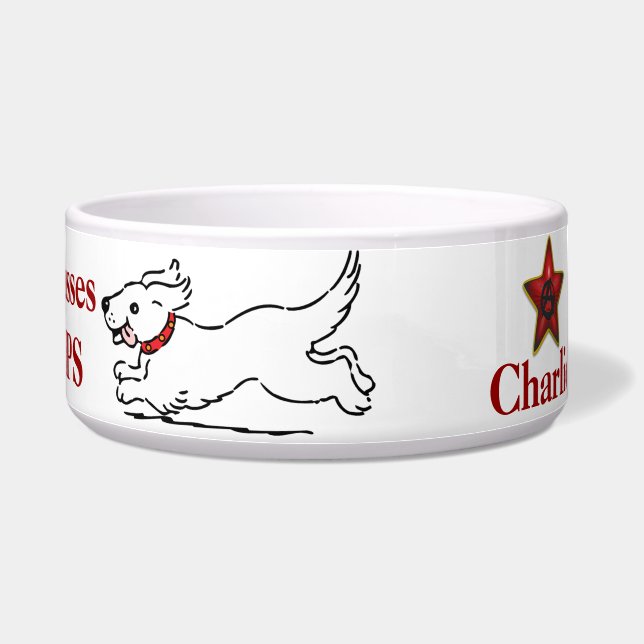 obedience classes are for wimps customize dog bowl (Right)