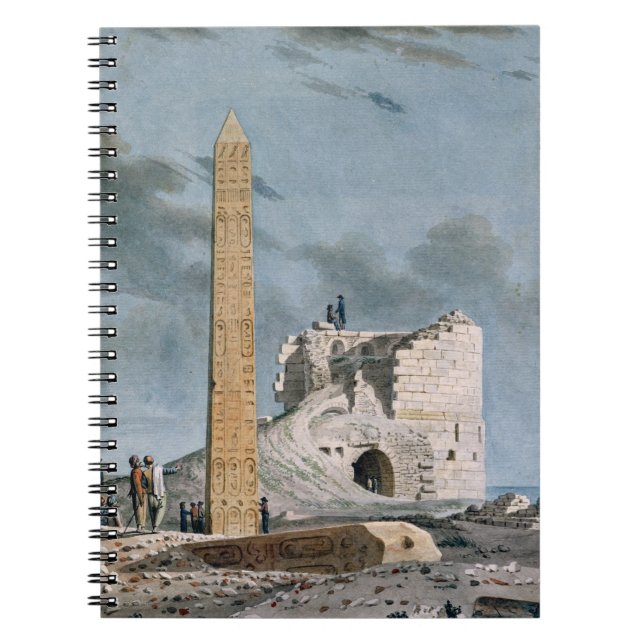 Obelisk of Cleopatra (w/c on paper) Notebook (Front)