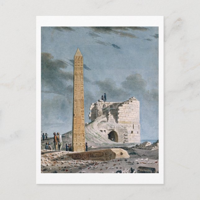 Obelisk of Cleopatra (w/c on paper) Postcard (Front)