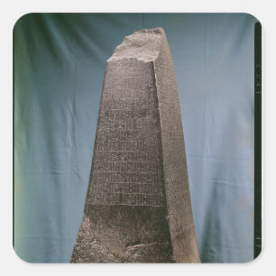 Obelisk of Manishtusu  from Susa, c.2270 BC Square Sticker