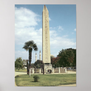 Obelisk of Theodosius I, with a Roman base Poster