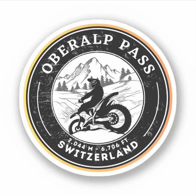 Oberalp Pass swiss–alps motorcycle tour (Front)