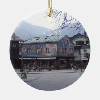 Oberammergau Austria Ceramic Ornament