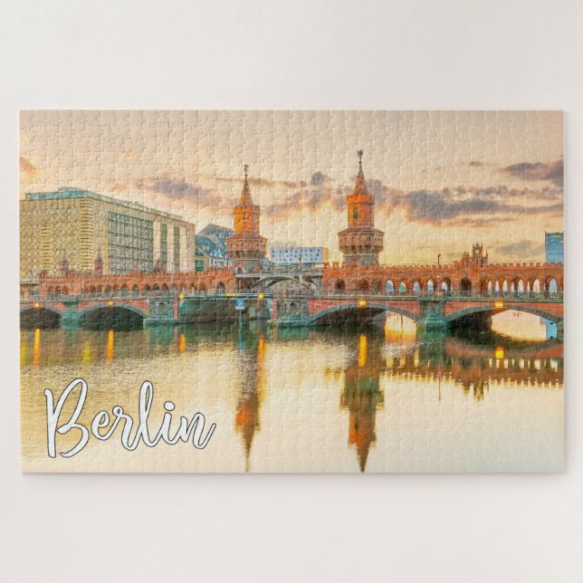 Oberbaum Bridge, Berlin, Germany Jigsaw Puzzle (Horizontal)