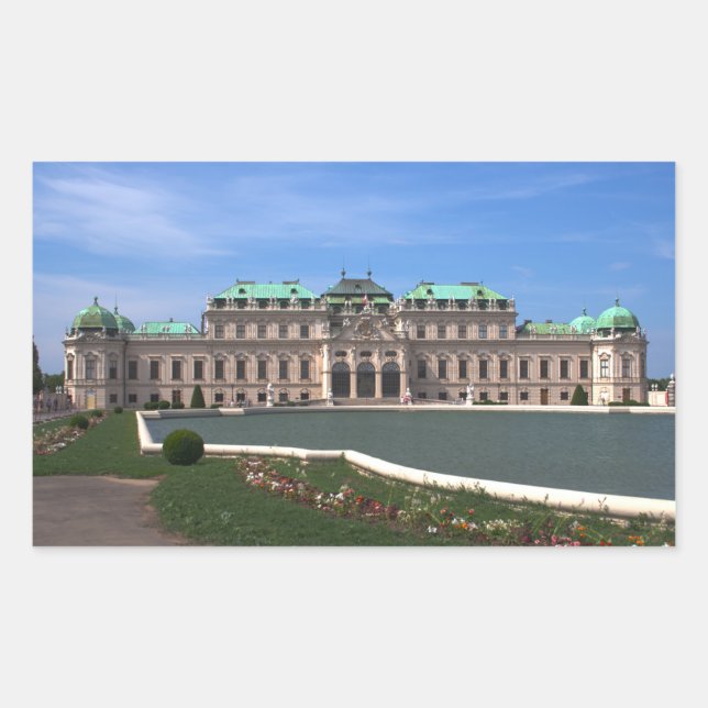 Oberes Belvedere Sticker (Front)