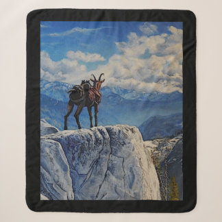 Oberhalsi, pack goat in the mountains sherpa blanket