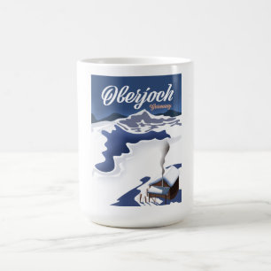 Oberjoch Germany ski poster Magic Mug