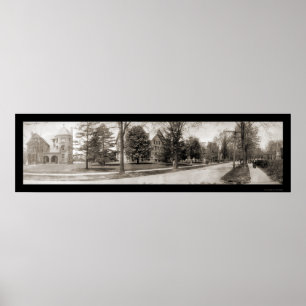 Oberlin College Street Photo 1907 Poster