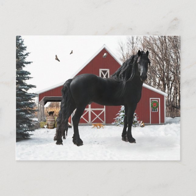 "Oberon In Winter" Postcard (Front)