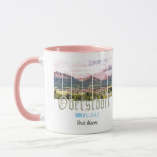 Oberstdorf Allgäu Vintage Bavaria Germany Souvenir Mug