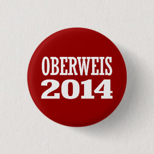 OBERWEIS 2014 1 INCH ROUND BUTTON