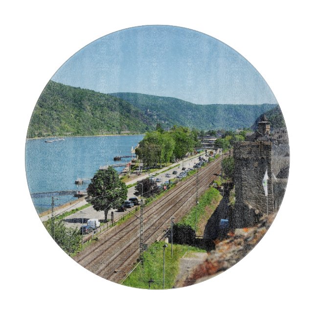 Oberwesel am Rhein Cutting Board (Front)