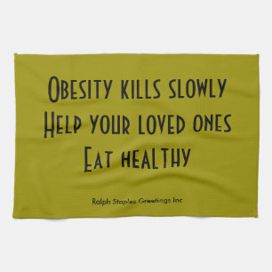 Obesity Kitchen Towel