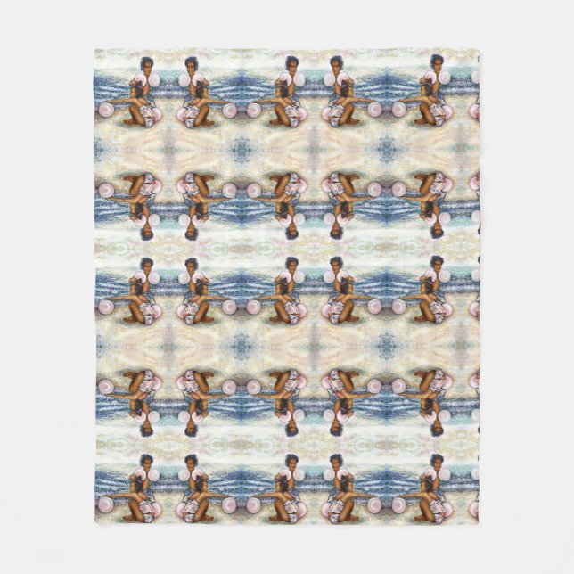 Obessed with Conquering the Impossible Fleece Blanket (Front)