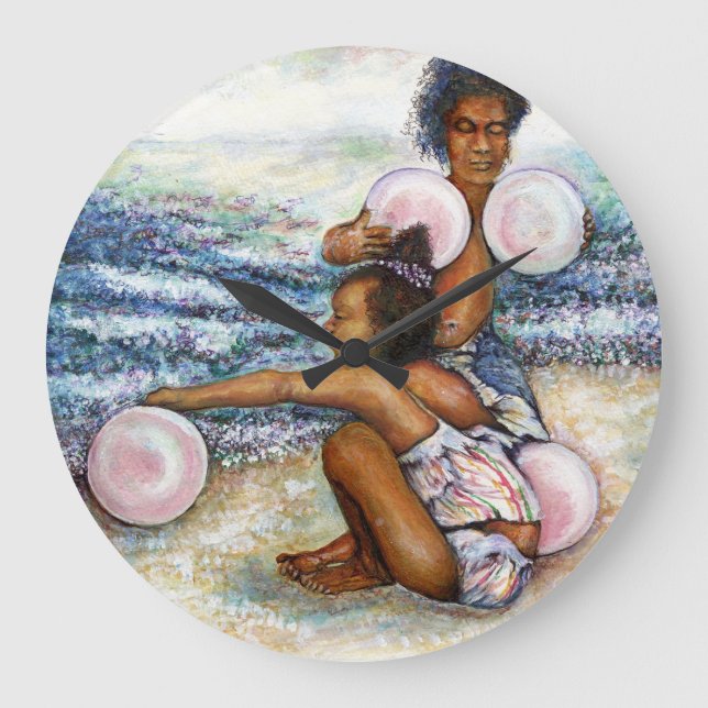 Obessed with Conquering the Impossible Large Clock (Front)