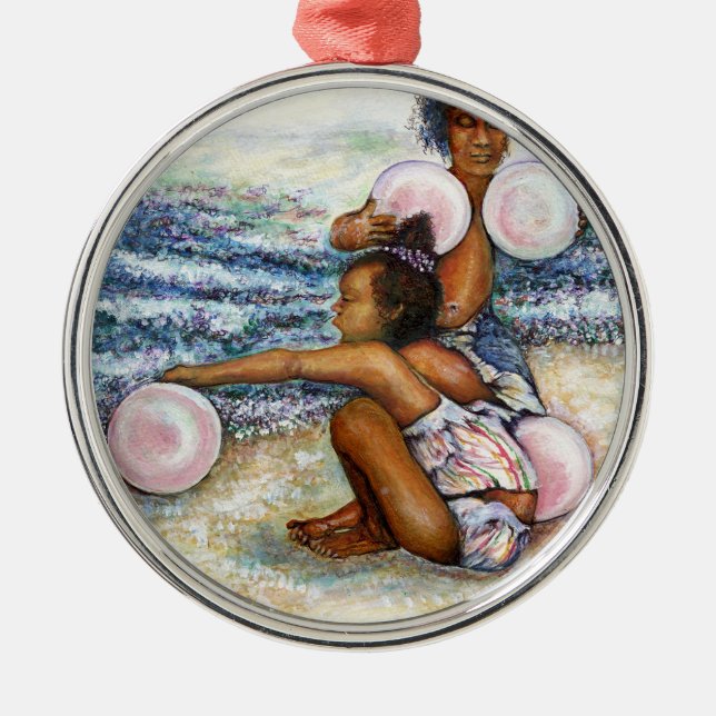 Obessed with Conquering the Impossible  Metal Ornament (Front)