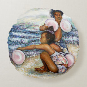 Obessed with Conquering the Impossible Round Pillow