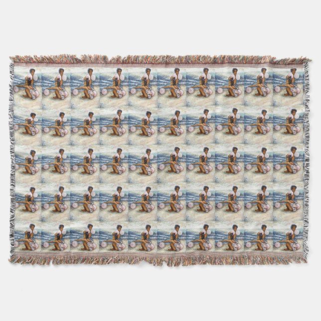 Obessed with Conquering the Impossible  Throw Blanket (Front)