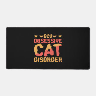 Obessive Cat Disorder Desk Mat