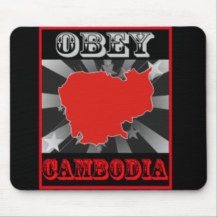 Obey Cambodia Mouse Pad