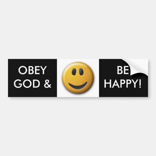 OBEY GOD!  Bumper Sticker (Front)