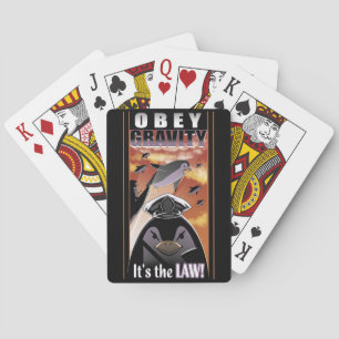 Obey Gravity Playing Cards