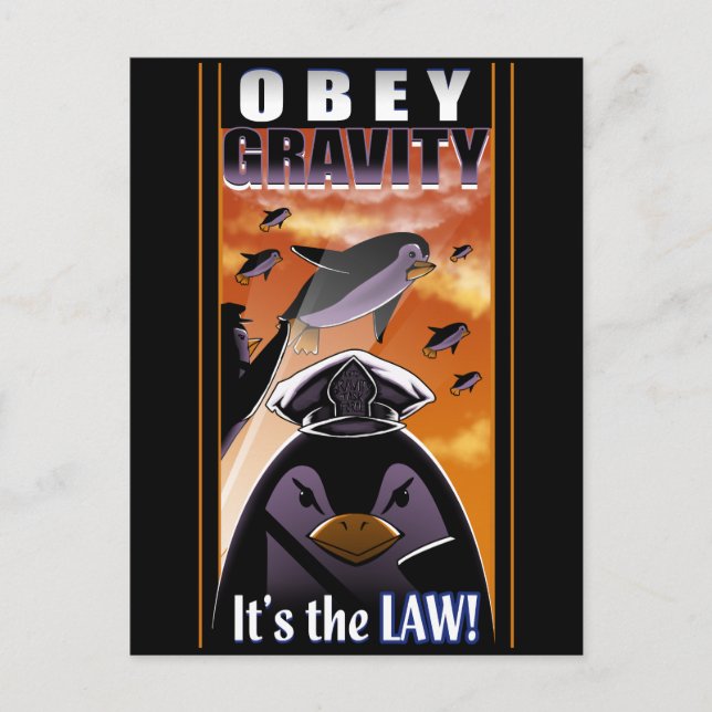 Obey Gravity Postcard (Front)