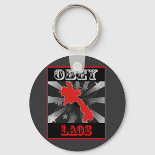 Obey Laos Keychain