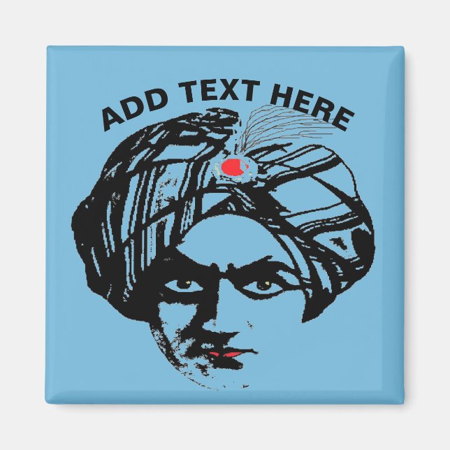 Obey Magician Face Magnet (Front)