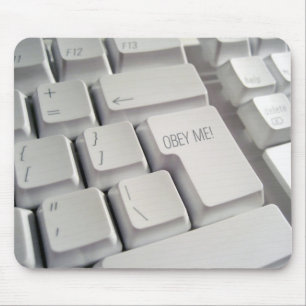 Obey Me! Keyboard Mouse Pad