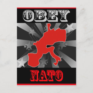 Obey Nato Postcard