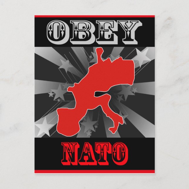 Obey Nato Postcard (Front)