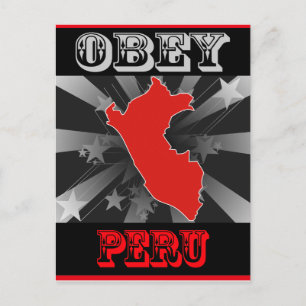 Obey Peru Postcard