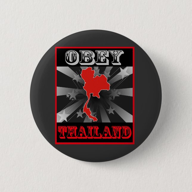 Obey Thailand 2 Inch Round Button (Front)