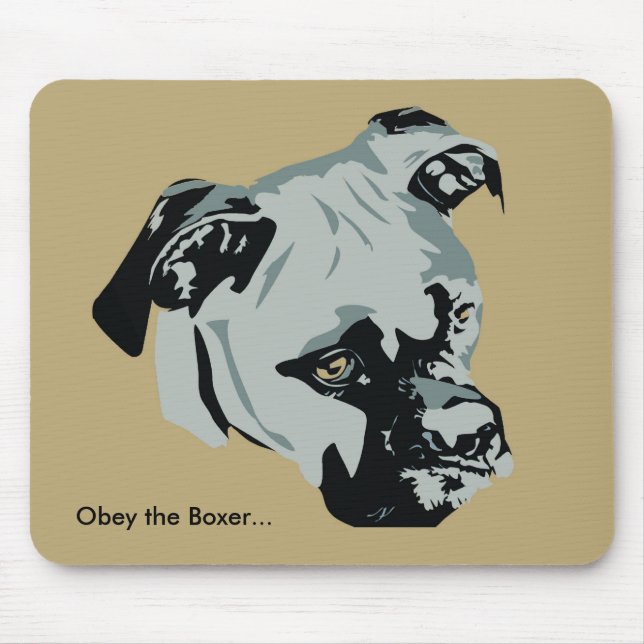 Obey the Boxer Mouse Pad (Front)