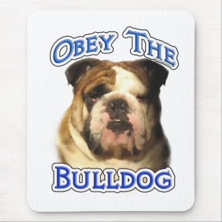 Obey the Bulldog Mouse Pad