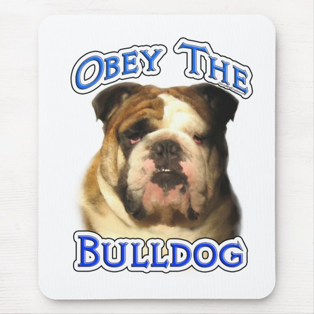 Obey the Bulldog Mouse Pad (Front)